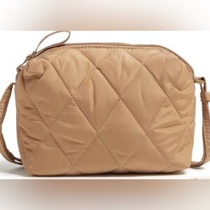 Vera Bradley Quilted Camera Bag Crossbody TIGERS EYE PATTERN